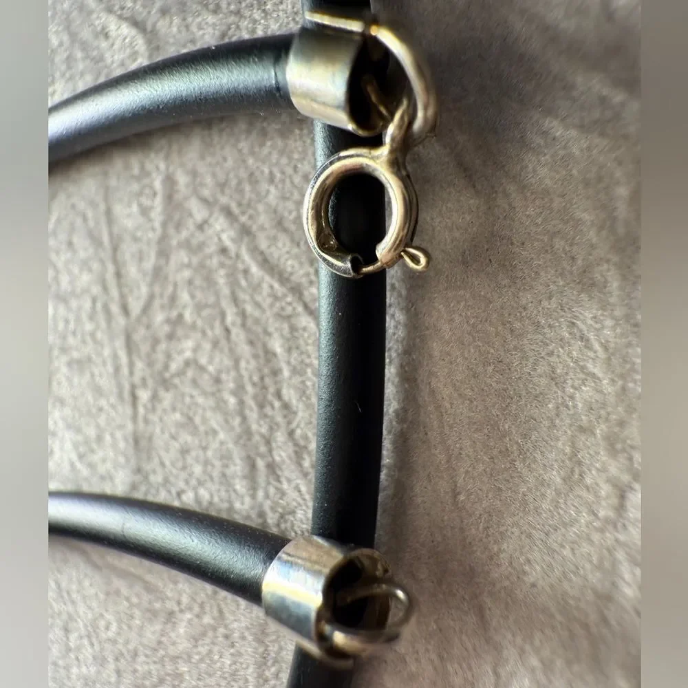 24” Black Cord Necklace - Unisex | 925 Silver Clasp Minimalist Great for Men